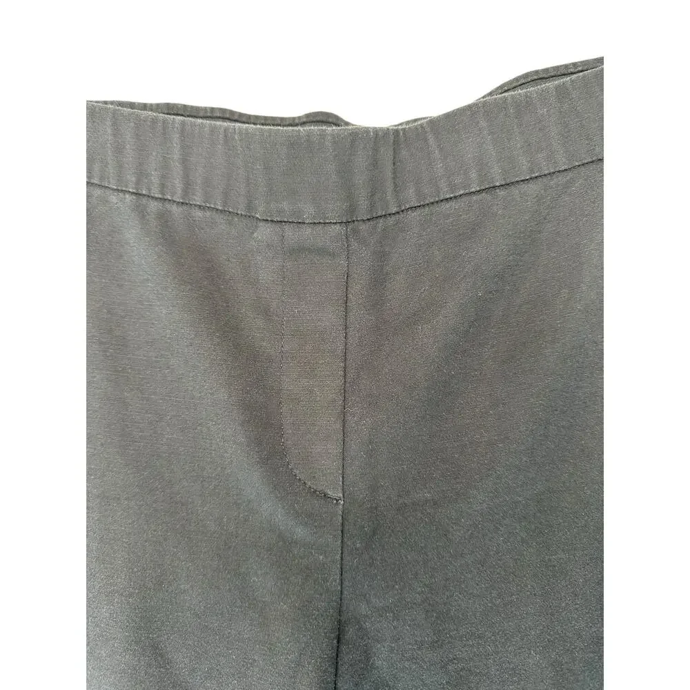 J. Jill‎ Pants Black Basic Casual Work Pull On Stretch Straight Leg Size 8